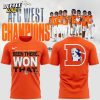 Men’s Nike Orange Denver Broncos 2025 AFC West champions T-shirt