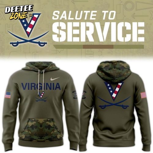 Men’s Nike Virginia Cavaliers 2025 Military Appreciation Hoodie
