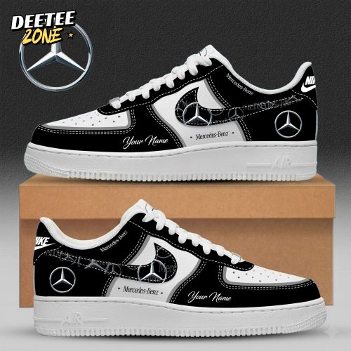 Mercedes Custom Name Multicolor Fashion Casual AF1 Sneakers – Black