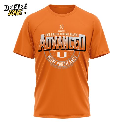 Miami Hurricanes 2025 College Football Playoff | Limited Edition T-Shirt