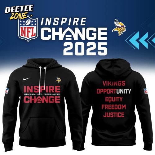 Minnesota Vikings Inspire Change Hoodie – 2025 Edition