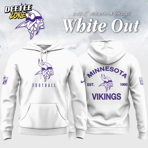 Minnesota Vikings White Out Special Edition Hoodie