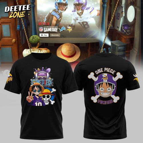 Minnesota Vikings x ONE PIECE Jersey – Skol Straw Hat Edition Tshirt