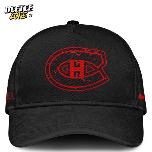 Montreal Canadiens x Stranger Things Jersey with a bold red–black design