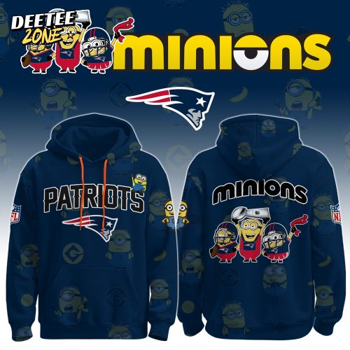 NE Patriots x Minions Limited Edition Hoodie + Selling Out Fast!