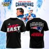 New England Patriots 2025 AFC East Division Champions Logo T-Shirt – Navy