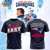 New England Patriots 2025 AFC East Division Champions T-Shirt – Black
