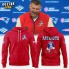 Red New England Patriots Team Authentic Logo Hoodie