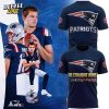Red New England Patriots Team Authentic Logo T-Shirt