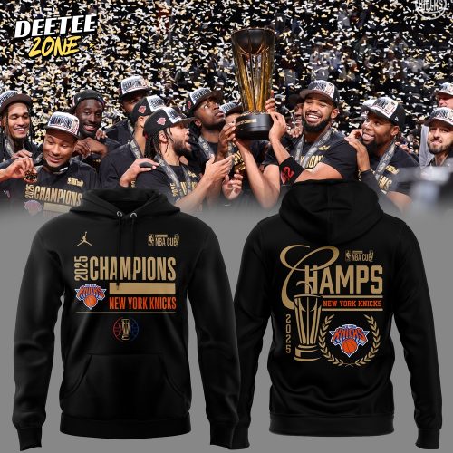 New York Knicks 2025 NBA Cup Champions Limited Edition Hoodie