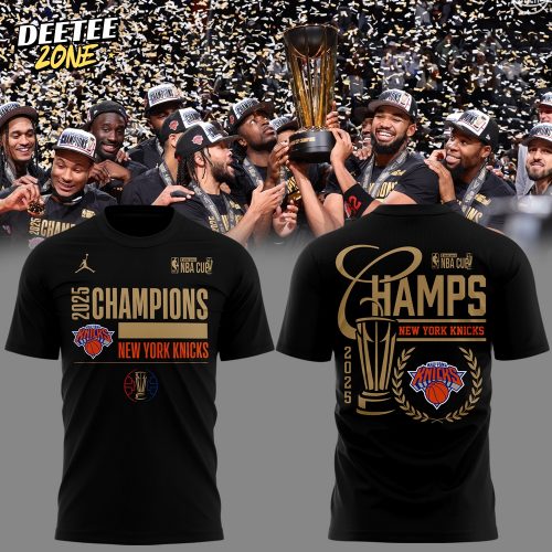 New York Knicks 2025 NBA Cup Champions Limited Edition Shirt