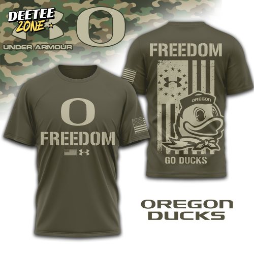 Oregon Ducks | Premium NCAA Freedom Under Armour 3D Shirt TD