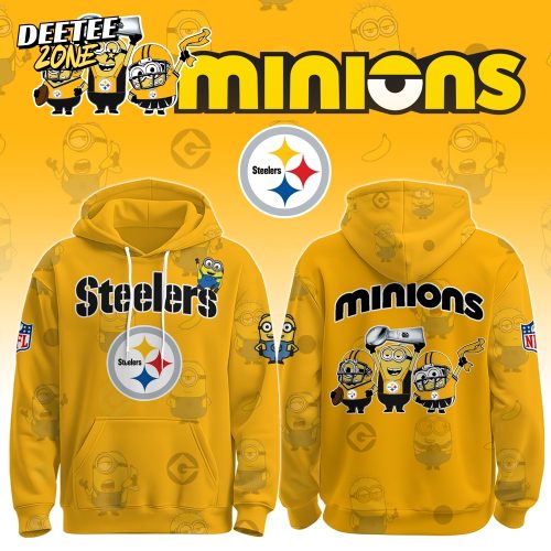 P Steelers x Minions Limited Edition Hoodie + Selling Out Fast!