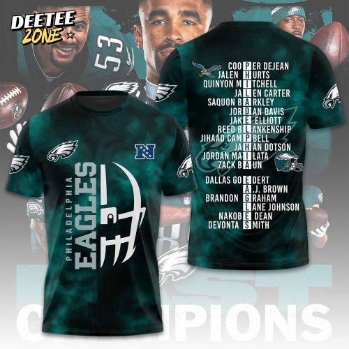 Philadelphia Eagles 2025 NFC East Division Champions 3D Apparel