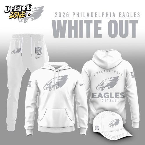 Philadelphia Eagles 2026 White Out Limited Edition Hoodie