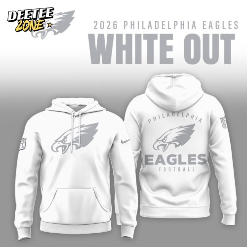 Philadelphia Eagles 2026 White Out Limited Edition Hoodie