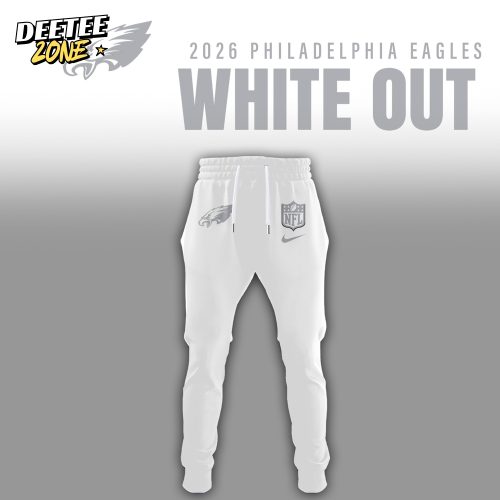 Philadelphia Eagles 2026 White Out Limited Edition Hoodie
