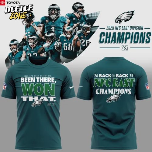 Philadelphia Eagles BACK TO BACK NFC EAST CHAMPIONS T-Shirt