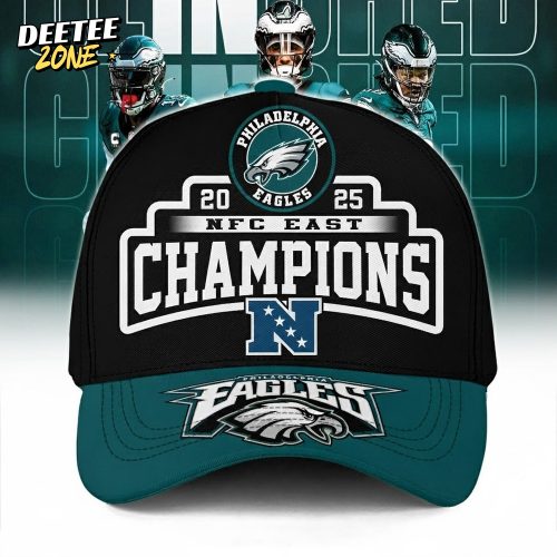 Philadelphia Eagles NFC East Champions 2025 Cap – Black