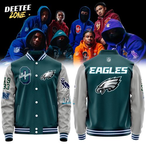 Philadelphia Eagles X OVO Exclusive Varsity Jacket