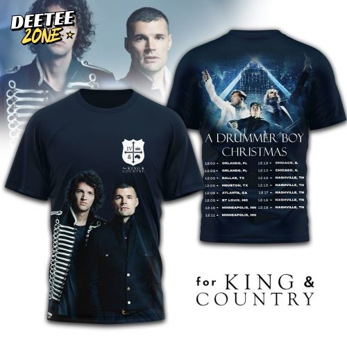 Premium For King & Country A Drummer Boy Christmas 3D Shirt TD