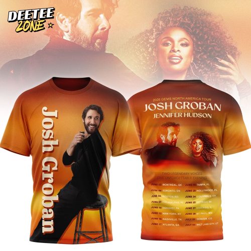 Premium Josh Groban Jennifer Hudson Tour 3D Shirt HI