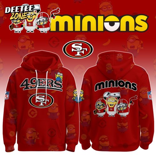 SF 49ers x Minions Limited Edition Hoodie + Selling Out Fast!