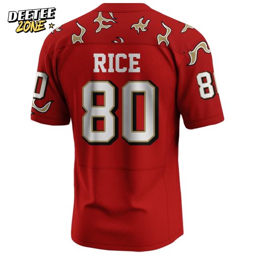 SF Legacy: JERRY RICE #80 Flame Jersey