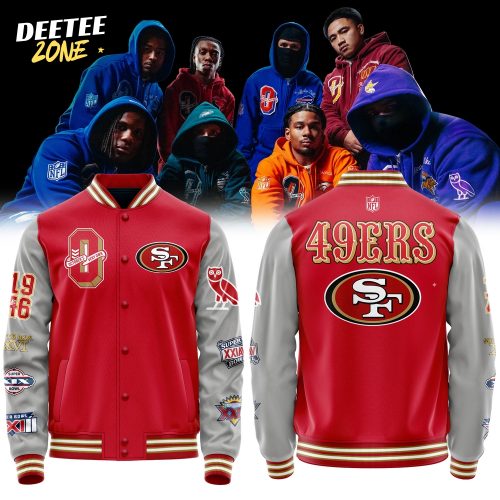 San Francisco 49ers X OVO Exclusive Varsity Jacket