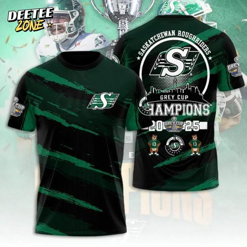 Saskatchewan Roughriders Grey Cup 2025 Champions Limited Edition Shirts