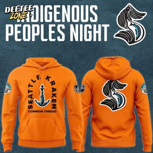 Seattle Kraken and Indigenous Peoples Night colletion Hoodie