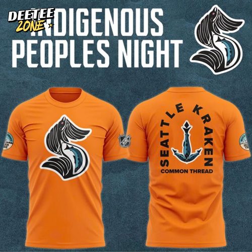 Seattle Kraken and Indigenous Peoples Night colletion T-shirt