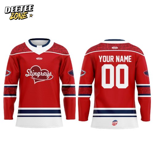 South Carolina Stingrays Is Inspired By Charleston And The Valentine’s Day Hockey Jersey Custom Name, Number
