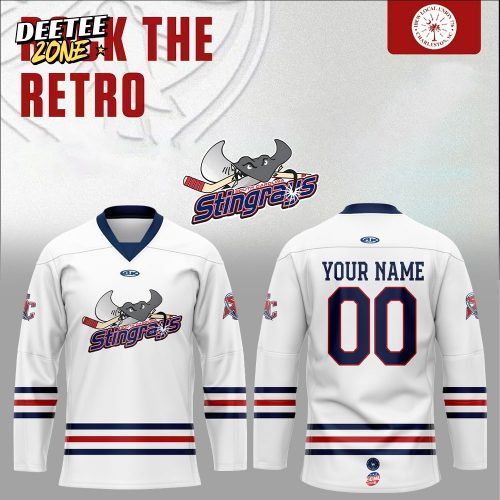 South Carolina Stingrays Rock The Retro Hockey Jersey Custom Name, Number