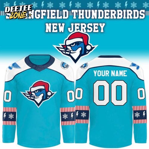Springfield Thunderbirds Merry Christmas 2025 New HocKey Jersey