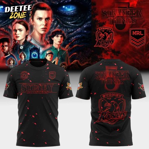 Sydney Roosters Stranger Things 5 Combo Shirt