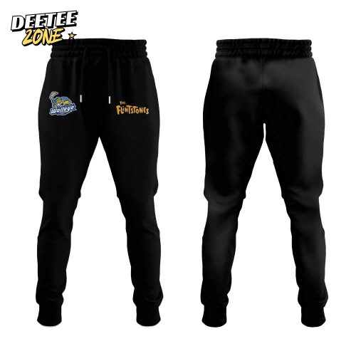 T Walleye The Flintstone Night Hockey Jersey Custom Name, Number