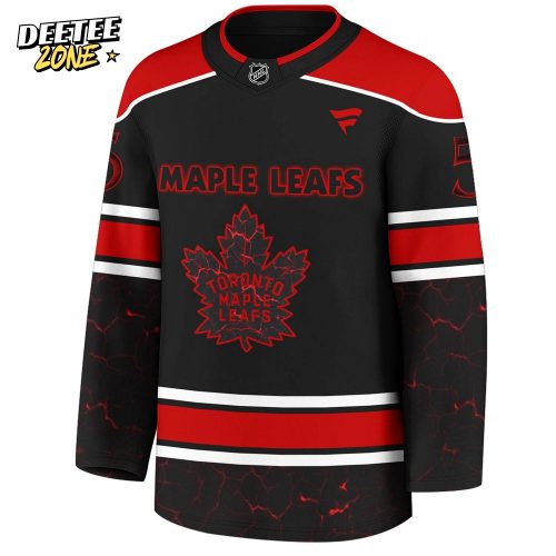 Toronto Maple Leafs x Stranger Things Jersey with a bold red–black design