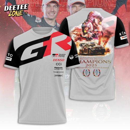 Toyota Gazoo Racing WRT 2025 World Rally Champions 3D Apparel