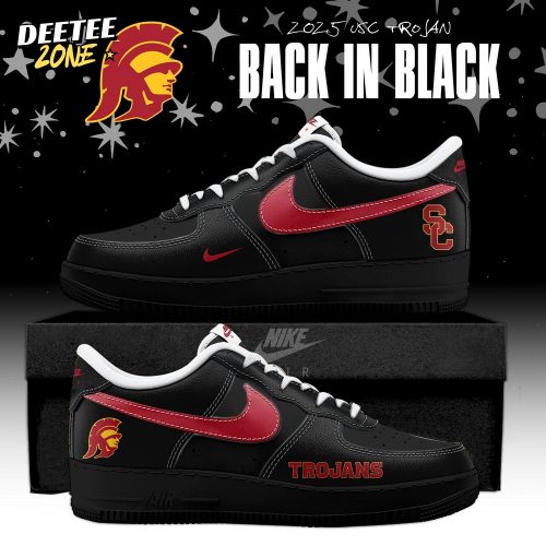 USC Trojans Back In Black 2025 Special Edition AF1 Sneakers