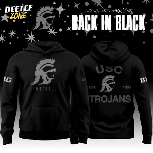 USC Trojans football Back In Black 2025 Special Edition Hoodie