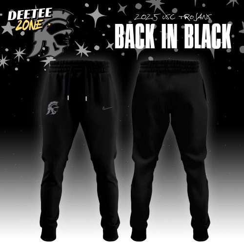 USC Trojans football Back In Black 2025 Special Edition Hoodie