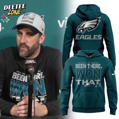 Unisex Nike Green Philadelphia Eagles 2025 NFC East Division Champions Hoodie