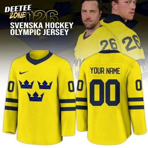 Unisex Sweden Olympic 2026 National Ice Hockey Team Jersey