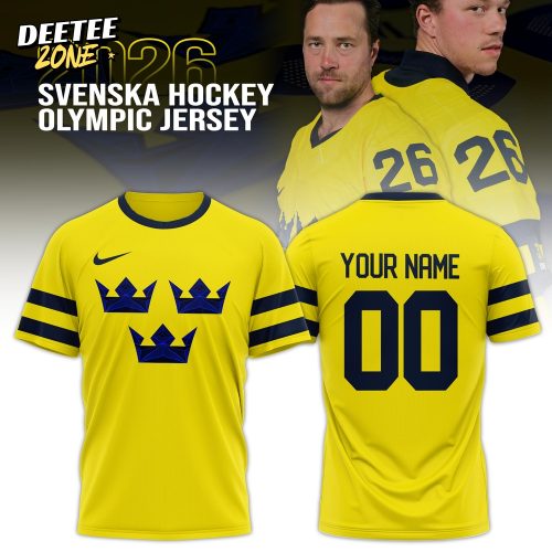 Unisex Sweden Olympic 2026 National Ice Hockey Team Tee