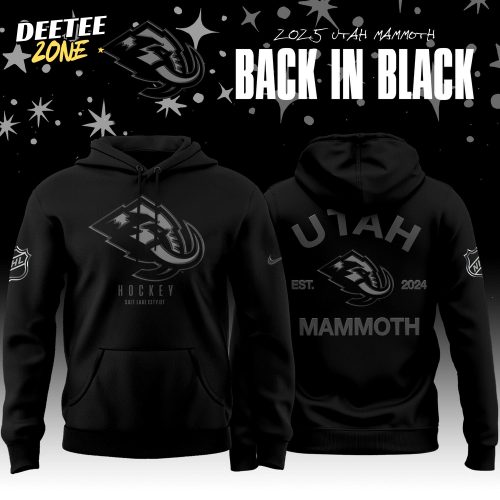 Utah Mammoth x Black In Black Special Edition Hoodie
