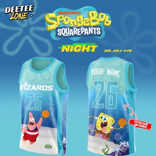 Washington Wizards x SpongeBob SquarePants Night Jersey