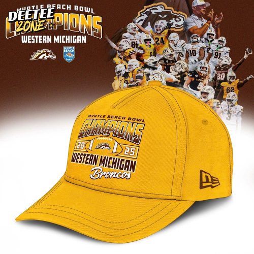Western Michigan Broncos 2025 Myrtle Beach Bowl Champions Hoodie