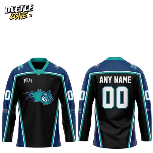 Worcester Railers “Ice Cats” Night Hockey Jersey Custom Name, Number