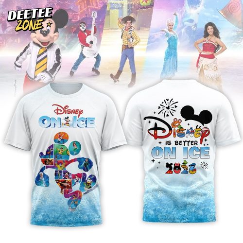 Disney Is Better On Ice 2026 3D Shirt MM